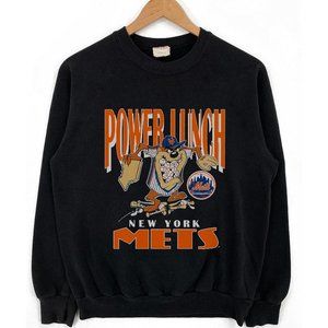 Power Lunch Taz Ny Mets New York Mets Baseball retro vintage sweatshirt shirt